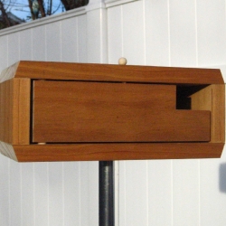  Modern take of an old concept. This is the Modern Rectangle Bird Box. Building the Better Birdhouse.
