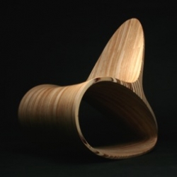 Ode Chair: Great sensual chairs made from a selection of real wood or GRP.