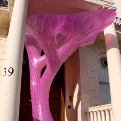 OR², is a new installation by Orproject which was constructed for the London Architecture Festival in front of the Italian Cultural Institute. It is on show at Belgrave Square until the 4th of July.
