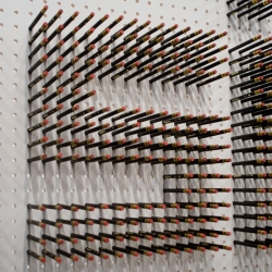 Stop motion video documenting New York design firm Spagnola & Associates new pencil wall.