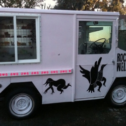 Parra and Stones Throw are hosting a mobile Rockwell pop-up ice cream truck that will be cruising around LA this weekend. 
