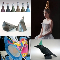 The Party Hat in art. 16 contemporary painters and sculptors, from Jeff Koons to Kathi Olivas, incorporate the party hat into their works.