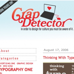 Possibly the best banner of all time. Perhaps i should give my poor craptop the title "crap detector" - and i love the tagline "IN ORDER TO DESIGN FOR CULTURE YOU MUST BE AWARE OF IT."
