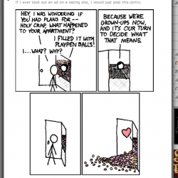 Fabulist.org  just posted this XKCD comic and i cant stop laughing. and now i want to fill my studio with plastic balls to jump in... 