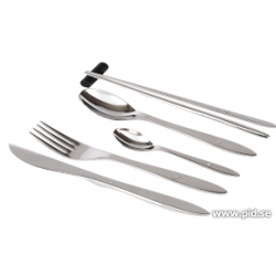 Porsche Cutlery - I love that chopsticks are integral to their set 