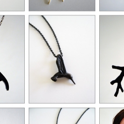 Kind of liking this Alex+Chloe hummingbird necklace... also a fan of looking at their laser cut plastic looking ones - but are they heavy enough? Or maybe its just me liking to feel the weight of jewelry 