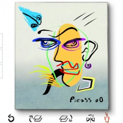 Mr PICASSOHEAD. original artwork brought to you by Picass-oO
