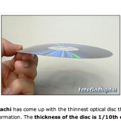 Wafer Thin CDS? better for backup and storing, easier to stick in files?