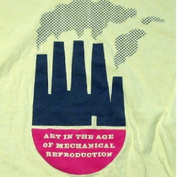 Art in the Age of Mechanical Reproduction - logo tee - sweet graphic