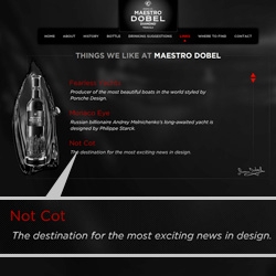 We're honored to be liked by Maestro Dobel - the new Diamond Tequila! And flattered to be surrounded by the likes of Leica, Fearless Yachts, Riedel, Gaggenau and more