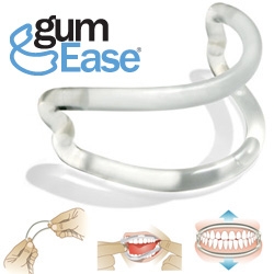 Gum Ease ~ a new alternative to oral pain relieve without drugs ~ basically its like a flexible ice pack to go on your gums and numb them... 