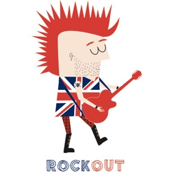 Rock Out! Fun illustration portfolio of Andrew Bannecker