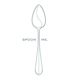 Happy Valentine's Day ~ cute flash card from Jimmyjane... with dirty spoons...