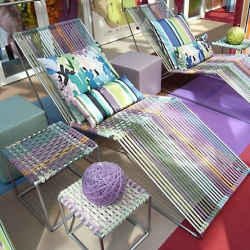 Missoni Home had a gorgeous refreshing collection at Milan Salone 09