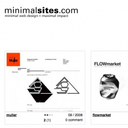 MinimalSite.com ~ a roundup of minimal site designs daily!