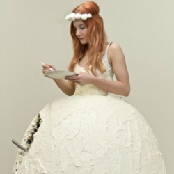 The cake dress by Lukka Sigurdardottir. 