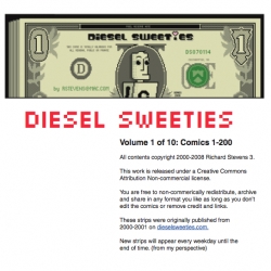 Diesel Sweeties ~ Free comic archives in pdf form! Grab the torrents, share the love... first up is eBook #1 (of 10) featuring comics 1-200 of diesel sweeties...
