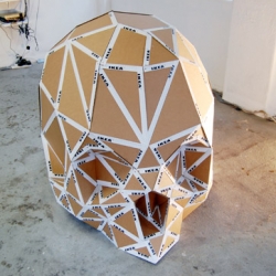 saint etienne biennale 08: ivan twohig at 'mission creep' - 'IKEA skull' by ivan twohig ~ awesome coverage at designboom!