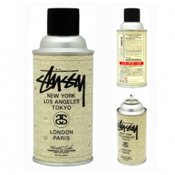 Adorable spray can packaging for this Stussy x Kuumba Fragrance Air Freshener “World Tribe”