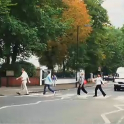 Blame Ringo - Garble Arch (A Day in the Life of Abbey Road) - Watching what lengths tourists go to for that perfect reenactment of the famous Beatles strut = Great idea for a film clip!