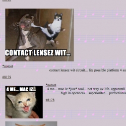 Strange ~ but bizarrely funny ~ for those who like LOLcats ~ there is a LOLinator that translates your page into LOL both visually and textually. Here's a reason to hug a designer today.