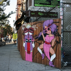 Koralie and Fafi Hit The Streets Of Brooklyn
