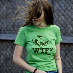 WTF? A green platypus tee... no clue why i'm wanting this tonight... also, i hadn't realized you can get Some eCards graphics on tees at busted tees!