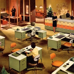 Very awesome set of vintage Steelcase ads!