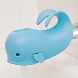 Latest from Skip Hop ~ MOBY! The whale spout cover that keeps your kid's head safe from bumping into the tap... and it can hang from its tail!