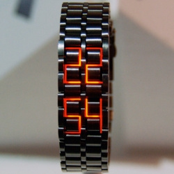 hiranao tsuboi of 100% at design tide ~ awesome LED watch!