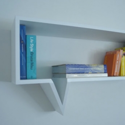 The comic bookshelf displays what you may have read (rather than what you may be thinking...). A great project by furniture designer Oscar Nunez, available in different finishes.