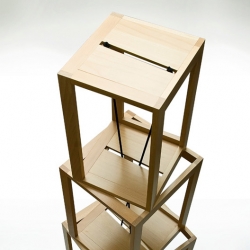 Pisa Tower is multi-functional product that could be used as a shelf and desk - by milica nesovanovic