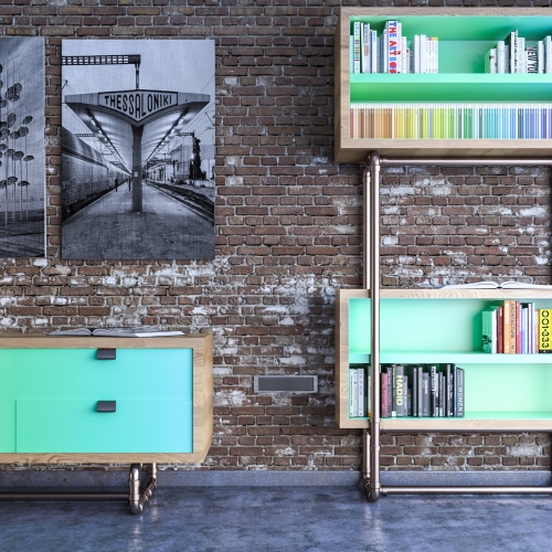 Wiref eco-friendly furniture series by Platonics. 