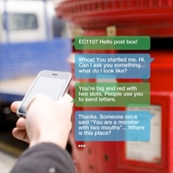 A new playable city project lets you 'talk' to post-boxes, lamp-posts and other street furniture in Bristol.