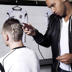 Wayne Rooney's hairstylist Daniel Johnson has been recruited to create the first ever QR cuts - QR codes shaved into the back of players' heads. Betfair has signed up Bromley FC to unveil the look at their FA Cup first round clash against Leyton Orient.