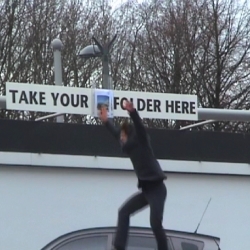 Trampoline Billboard, An ambient outdoor stunt done in Brussels for the RAV4 Cross Sport.