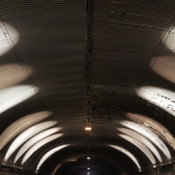 Step inside Rafael Lozano-Hemmer's 'Voice Tunnel' in New York City.