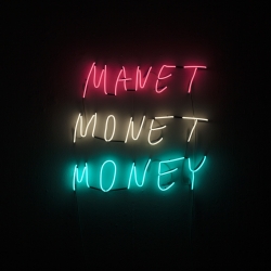Manet Monet Money - Artwork by Georg Wiessbach through interior design company sygns based in Berlin and Gothenburg. Sygns allows you to create your own neon designs!
