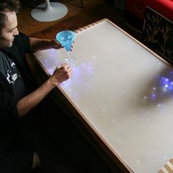 "because we can" have created a couple of neat reactive LED coffee tables