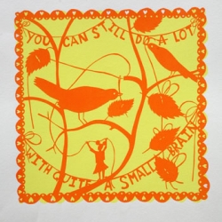 Rob Ryan will be exhibiting his beautiful paper art, all created from sharp scalpels and the finest paper, in London's Exposure Gallery from 4 February.
