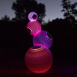 Stratospheric is a Corian light sculpture by New Zealand designer Fletcher Vaughan. 