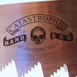 Catastrophic; Hand Saw, a new object by Faisal Habibi.