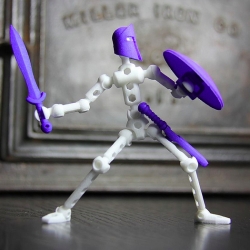 ModiBots! Customizable characters 3D printed over at Shapeways.
