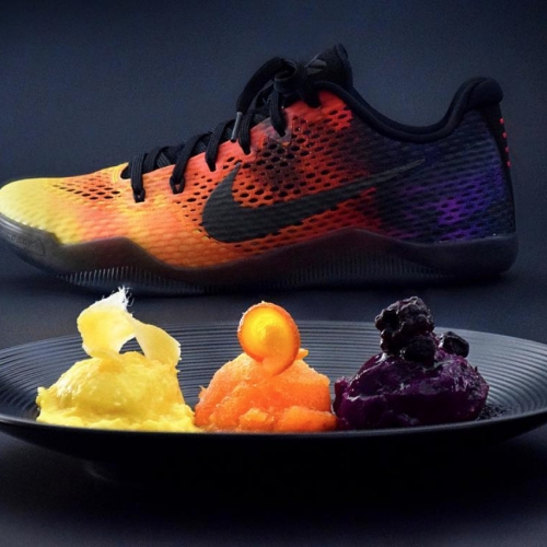 Bobby Martin is behind the Shoe Your Food Instagram. His obsession with details drives every pairing he creates. He creates a food pairing based on the color wave of some of his favorite shoes!