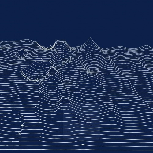Procedural Artwork for the MIT's most recent scientific findings (like Gravitational Waves) by Process Studio from Vienna.