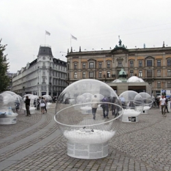 LOVE the way they are showcasing the winners! INDEX: award 2009 exhibition at kongens nytorv, copenhagen 