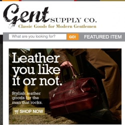 Gent Supply Co. ~ latest store from the lovely ladies over at Delight.com ~ the product line up is way more NOTCOT! (Not that we're not girly like Delight, but you'll see what i mean ~ scotch, mad men, gadgets!)
