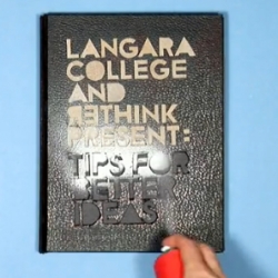 Rethink ad agency is offering a scholarship to Langara College’s Communication and Ideation Design program. To apply/qualify - fill out a sketchbook in any way, shape or form you see fit. See the video.