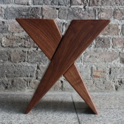 'Wedge' a multifunctional stool/side table by Vaugh Shannon