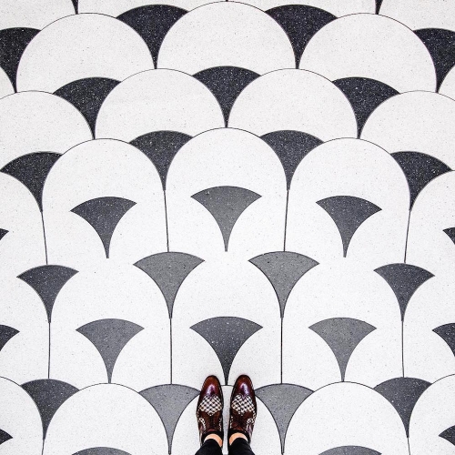 German photographer Sebastian Erras gives us a whole new perspective with his Instagram account @parisianfloors.